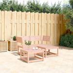 Gartensitzgruppe K556(3-tlg) Braun - Massivholz - 78 x 73 x 73 cm