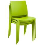 Chaise ENZO Vert - Vert clair - Vert