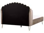 Doppelbett AMBILLOU Beige - Gold - Taupe - Breite: 157 cm