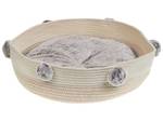 Lit pour animal ORTACA Beige - Blanc - Fibres naturelles - 44 x 10 x 10 cm