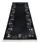 Läufer Teppich Darya CMXXXVI Schwarz - Textil - 81 x 1 x 251 cm