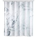 Polyester Duschvorhang Beton, Wenko Grau - Textil - 200 x 1 x 180 cm