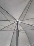 Sonnenschirm rund Anthrazit - Höhe: 270 cm