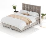 Boxspringbett Chanton Taupe - Breite: 200 cm