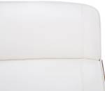 Chaise de bureau Varel Imitation noyer - Blanc