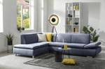 Terrence Ecksofa links, blau Blau - Textil - 270 x 76 x 190 cm