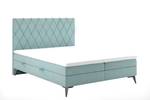 Boxspringbett MOLI Türkis - Breite: 120 cm - H3