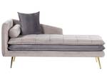 Chaiselongue GONESSE Beige - Gold - Grau - Taupe