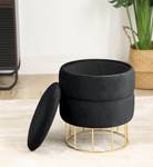 Pouf ELZA Schwarz