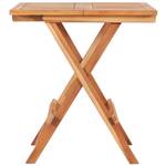 Bistro-Set (3-teilig) 48997 Braun - Massivholz - Holzart/Dekor - 60 x 65 x 60 cm