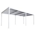 Alu Pergola L41 Weiß - Metall - 590 x 224 x 306 cm