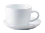 Café au lait-Tasse 0,45 l Five Senses Weiß - Porzellan - 11 x 8 x 11 cm