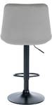 Tabouret de bar Toni Lot de 2 Gris