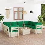 Garten-Lounge-Set (9-teilig) 3016490-21 Grün