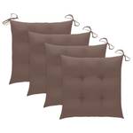 Garten-Essstühle 4er Set D6951 Taupe