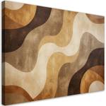 KUNSTDRUCK Earthy Waves 100 x 70 cm