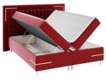 Boxspringbett Tango 3 Rot - Breite: 232 cm