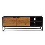 Meuble TV Jakson Marron - Bois massif - 125 x 45 x 125 cm