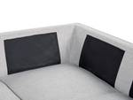 Ecksofa ELGA Schwarz - Grau - Naturfaser - 265 x 80 x 220 cm