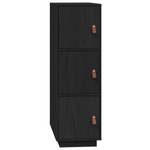 Highboard DE1530 Schwarz - Massivholz - 40 x 109 x 34 cm