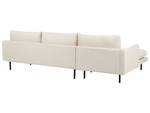 Ecksofa VINTERBRO Beige - Schwarz - Creme