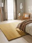 Tapis de laine Bent Jaune - 70 x 140 cm