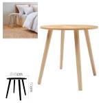 Flip Runder Tisch 48 X 50 Cm Braun - Holz teilmassiv - 50 x 6 x 50 cm