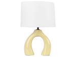 Lampe de table ABBIE Blanc - Jaune