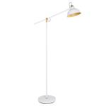 Lampadaire Nové Fer - 1 ampoule - Blanc