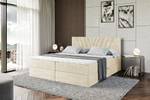 Boxspringbett ERNINA Ecru - Breite: 120 cm - H3