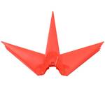 Poinsettia 3030407-1 Rouge - Matière plastique - 77 x 100 x 1 cm