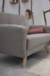 Jerry Sofa 3-Sitzer mit Bettfunktion Grau - Textil - Holz teilmassiv - 230 x 85 x 82 cm