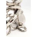 Flaschenhalter Octopus Silber - Metall