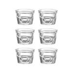 Teelichthalter 4fire 6er Set Glas - 6 x 4 x 6 cm