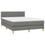 Boxspringbett 3017288-19 Dunkelgrau - Tiefe: 193 cm