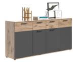 Sideboard Mason 2 Braun - Holz teilmassiv - 180 x 87 x 40 cm