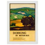 Bilderrahmen Poster 1920 Dorking Weiß