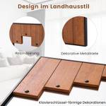 Wandspiegel TL32420PW Braun - Holzwerkstoff - 3 x 100 x 60 cm