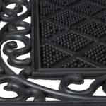 Paillasson 75x45 cm tapis de sol Noir - Matière plastique - 75 x 1 x 45 cm