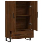 Highboard DE3572 Eiche Schwarzbraun Dekor