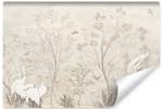 Papier Peint Arbres Feuilles Oiseaux 400 x 280 x 280 cm