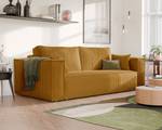 Sofa Bali Gelb - Holzwerkstoff - 255 x 59 x 105 cm