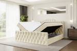 Boxspringbett VILA-1-Z Ecru - Breite: 180 cm - H4