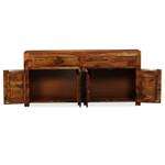 Buffet Marron - Métal - Bois/Imitation - 160 x 75 x 160 cm