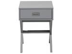 Table de chevet MONROE Gris foncé - Gris