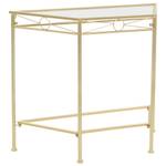 Beistelltisch D968 Gold - Metall - 34 x 73 x 87 cm