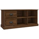 TV-Schrank D104 Eiche Schwarzbraun Dekor