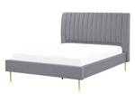 Doppelbett MARVILLE Gold - Grau - Breite: 162 cm