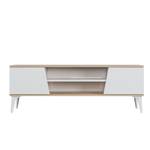 Meuble Tv Marelli Blanc - Bois manufacturé - 150 x 54 x 35 cm