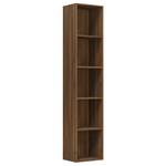 Bücherregal 3016488-4 Eiche Dunkel - 40 x 189 cm